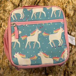 Pottery Barn Kids Unicorn Lunch Bag - Pink and Blue